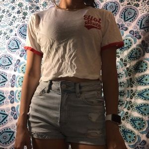 Hot sauce forever 21 shirt